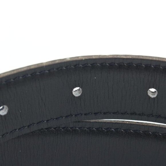 Hermès Navy x Black x Silver 24mm Reversible H Logo Belt Kit  1h425s main image 8